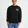 Nautica Norrie Long Sleeve Sweatshirt In Black 2 Nautica Norrie Long Sleeve Sweatshirt In Black -Insight Shop 1 59977