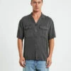 Sandon Short Sleeve Shirt Pewter Grey -Insight Shop 1 61896