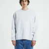 Lucid Crewneck Jumper Frost In Marle Grey -Insight Shop 1 61908