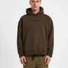 Surrealist Hoodie In Umber Brown -Insight Shop 1 62198