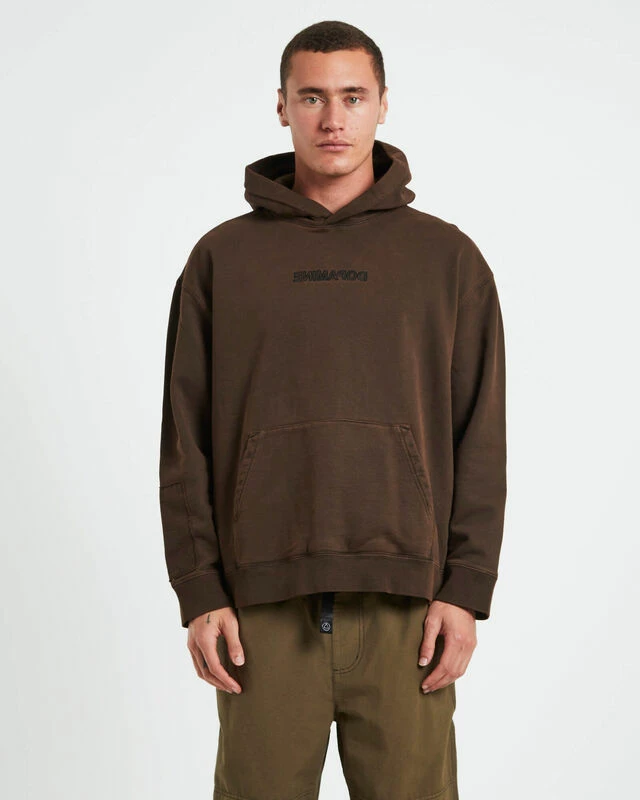 Surrealist Hoodie In Umber Brown 3 Surrealist Hoodie In Umber Brown