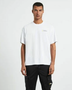 National Geographic Supima Short Sleeve T-Shirt White