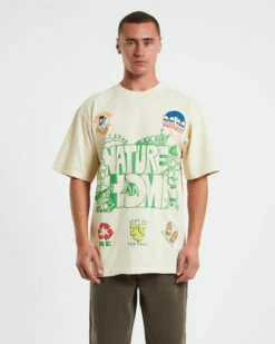 MARKET Nature Is Home Short Sleeve T-Shirt In Sand