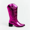 Ranger Cowboy Boot In Metallic Pink