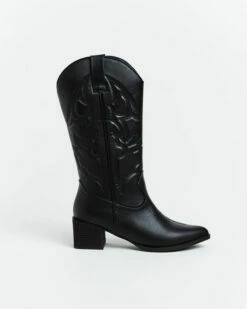 Ranger Cowboy Boot In Black