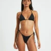 Halter Bikini Top In Black 2 Halter Bikini Top In Black -Insight Shop 1 74827
