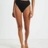 Rib High Waisted Bottoms In Black -Insight Shop 1 75117