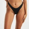 Thong Bikini Bottoms In Black -Insight Shop 1 75154