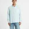 Harrison Linen Long Sleeve Shirt In Sky Blue 1 Harrison Linen Long Sleeve Shirt In Sky Blue -Insight Shop 1 75274