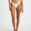 Rib Cheeky Cut Bikini Bottoms In Almond -Insight Shop 1 8458