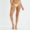 Rib Fixed Skimpy Bikini Bottoms Mimosa Yellow -Insight Shop 1 8500