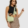 Justice Handbag Avocado Croc/Gold