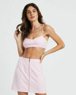 Teagan Crop Top Pink