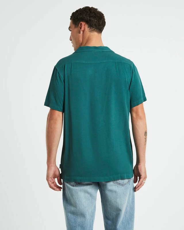Insight Reckoner Short Sleeve Resort Shirt Forest Green 4 Insight Reckoner Short Sleeve Resort Shirt Forest Green - Image 2