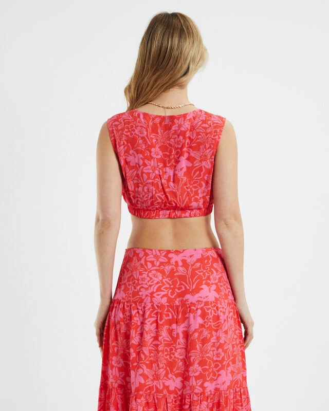 Cheyenne Top Tropical Floral 4 Cheyenne Top Tropical Floral - Image 2