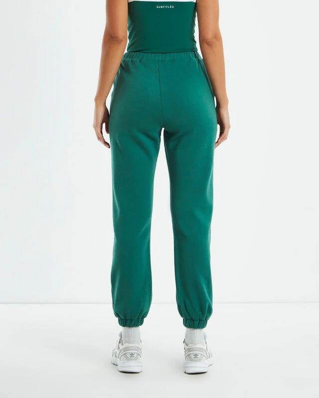 Subtitled Trackpants Forest Green 4 Subtitled Trackpants Forest Green - Image 2