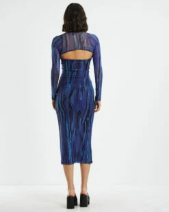 Shuro Midi Dress Bleed Blue -Insight Shop 2 18849