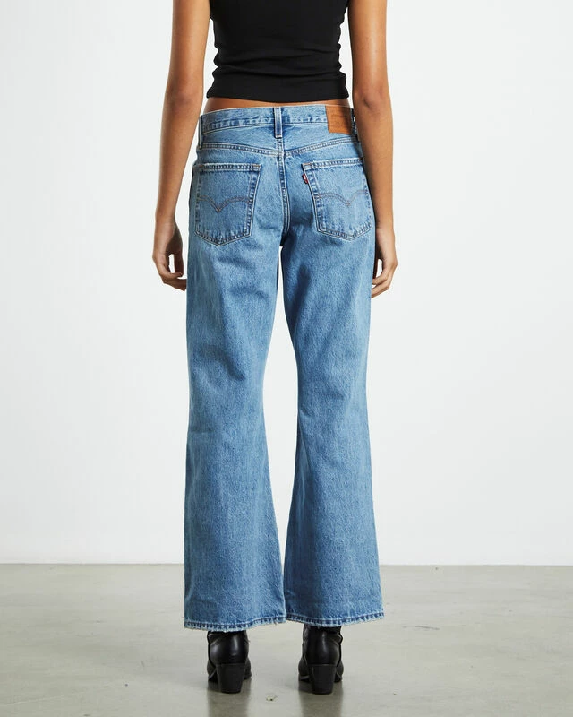 Levis Baggy Boot Jeans Flea Market Find Blue 4 Levis Baggy Boot Jeans Flea Market Find Blue - Image 2