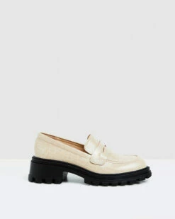 Lennon Croc Loafers Bone Croc -Insight Shop 2 20810