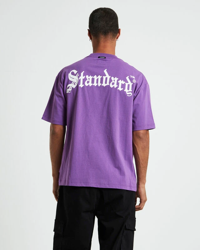 Crow T-shirt Purple 4 Crow T-shirt Purple - Image 2