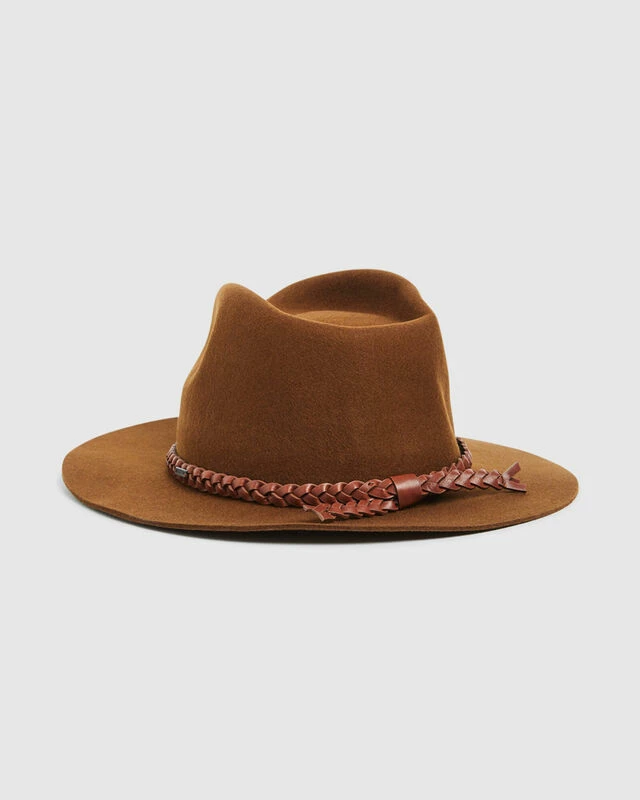 Brixton Messer Western Fedora Coffee 4 Brixton Messer Western Fedora Coffee - Image 2
