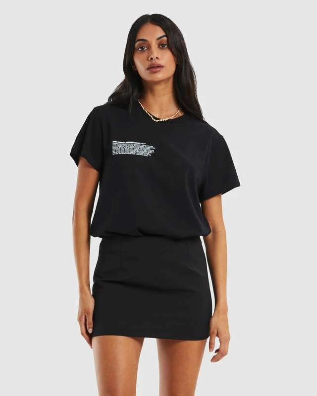 Uni T-Shirt Palm Poem Black 4 Uni T-Shirt Palm Poem Black - Image 2