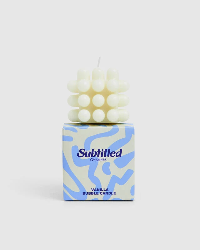 Bubble Candle Creamy Vanilla 4 Bubble Candle Creamy Vanilla - Image 2