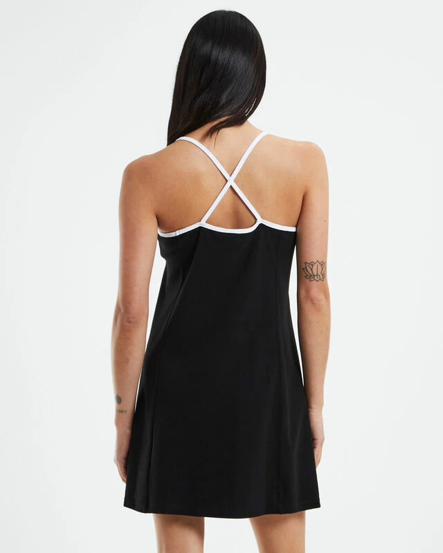 Basic Oval Logo Tennis Dress Black 4 Basic Oval Logo Tennis Dress Black - Image 2