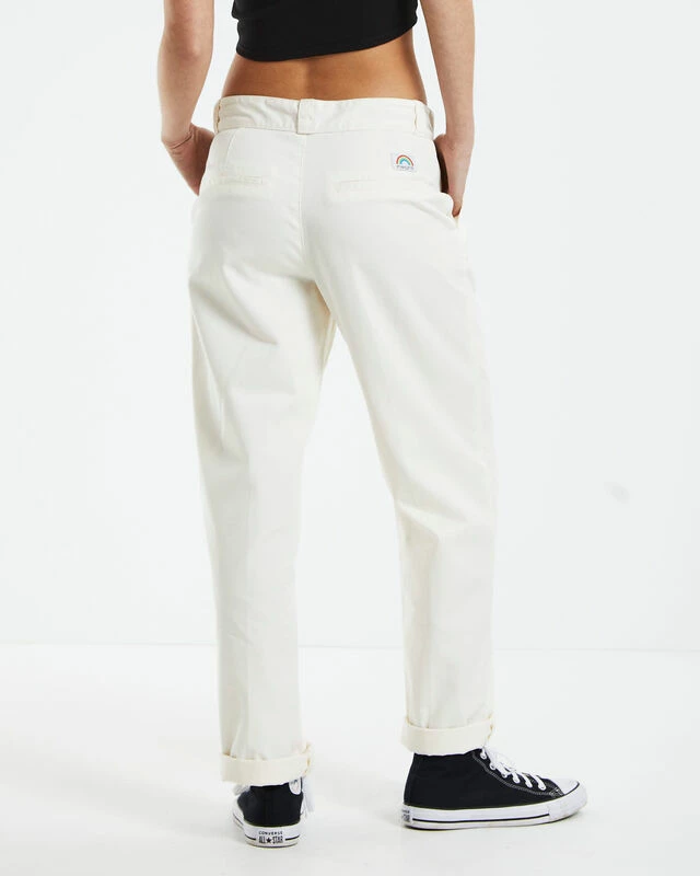 Insight Ollie High Rise Chino Pants White 4 Insight Ollie High Rise Chino Pants White - Image 2