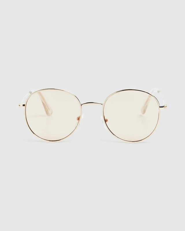 Molly Sunglasses Gold/Peach 4 Molly Sunglasses Gold/Peach - Image 2