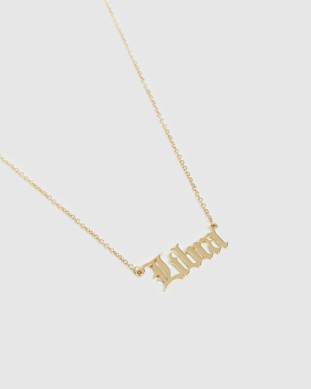 14k Gold Libra Star Sign Necklace 4 14k Gold Libra Star Sign Necklace - Image 2