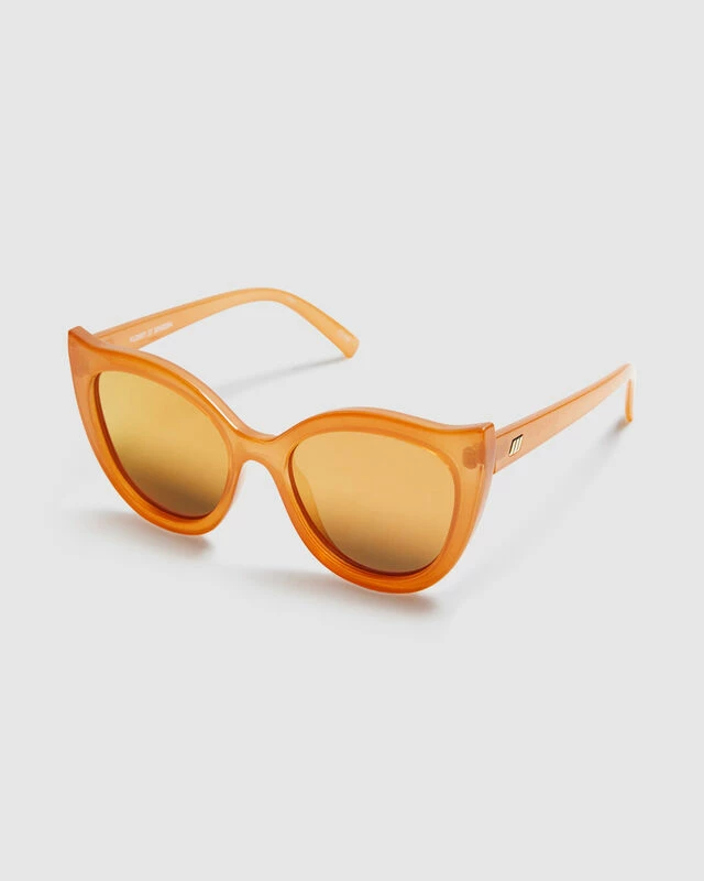 Le Specs Flossy Sunglasses Ochre Yellow 4 Le Specs Flossy Sunglasses Ochre Yellow - Image 2