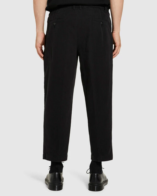 Cross Linen Pants Black 4 Cross Linen Pants Black - Image 2