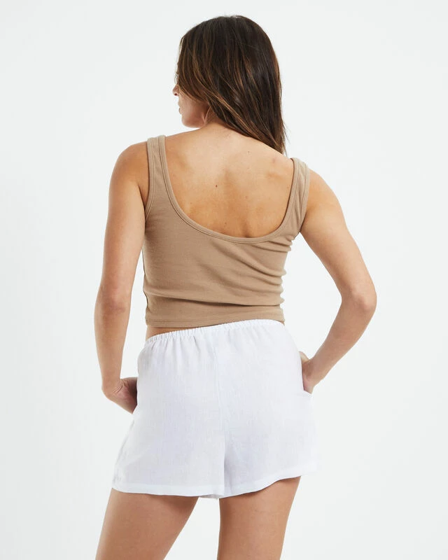 Notch Front Singlets Walnut Brown 4 Notch Front Singlets Walnut Brown - Image 2