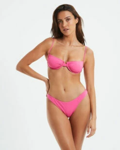 Strappy Underwire Bikini Top Peony Pink -Insight Shop 2 40799