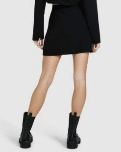 High Wrap Mini Skirt Black 8 High Wrap Mini Skirt Black -Insight Shop 2 41879