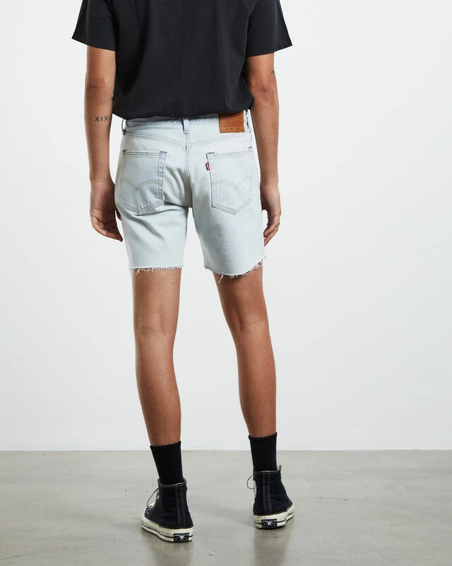 Levis 501 '93 Denim Shorts Blank Canvas Light Indigo 4 Levis 501 '93 Denim Shorts Blank Canvas Light Indigo - Image 2