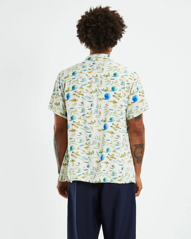 Lay Day Short Sleeve Shirt Vintage White 4 Lay Day Short Sleeve Shirt Vintage White - Image 2