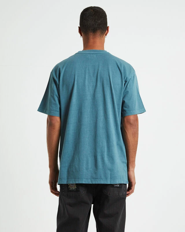 MARKET Smiley Arts & Sciences T-shirt Sage Green 4 MARKET Smiley Arts & Sciences T-shirt Sage Green - Image 2