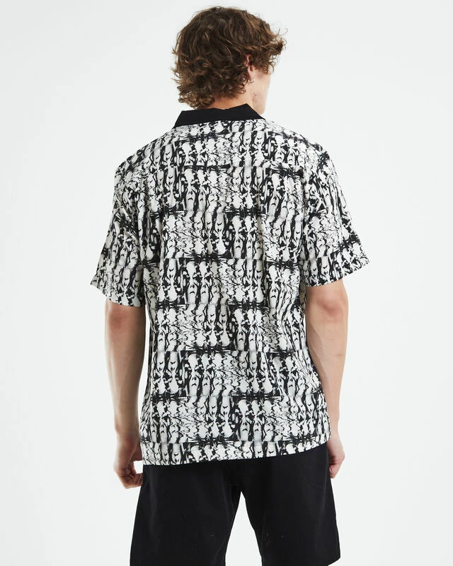 Marilyn Absent Short Sleeve Shirt Grey 4 Marilyn Absent Short Sleeve Shirt Grey - Image 2