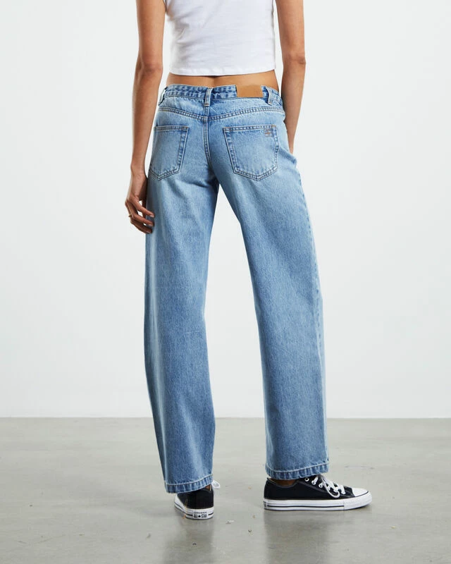 Insight Jules Extra Low Wide Leg Jeans Blue Crush 4 Insight Jules Extra Low Wide Leg Jeans Blue Crush - Image 2