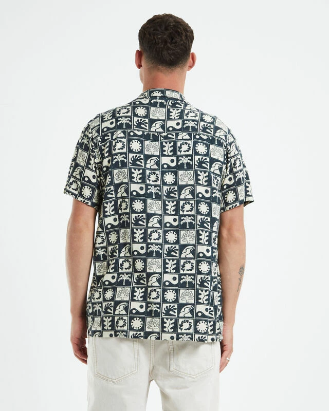 Bueno Short Sleeve Shirt Sand 4 Bueno Short Sleeve Shirt Sand - Image 2