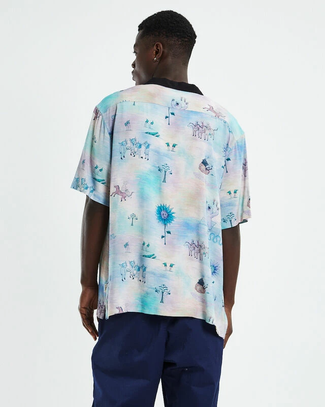 Insight Mutilated Short Sleeve Resort Shirt Multi 4 Insight Mutilated Short Sleeve Resort Shirt Multi - Image 2