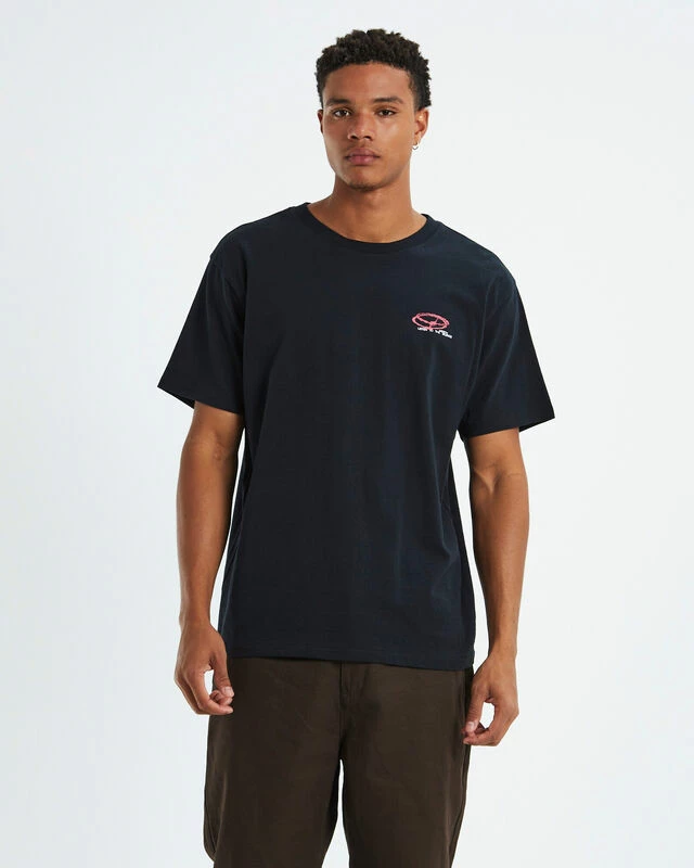 Diffuse Short Sleeve T-Shirt Black 4 Diffuse Short Sleeve T-Shirt Black - Image 2