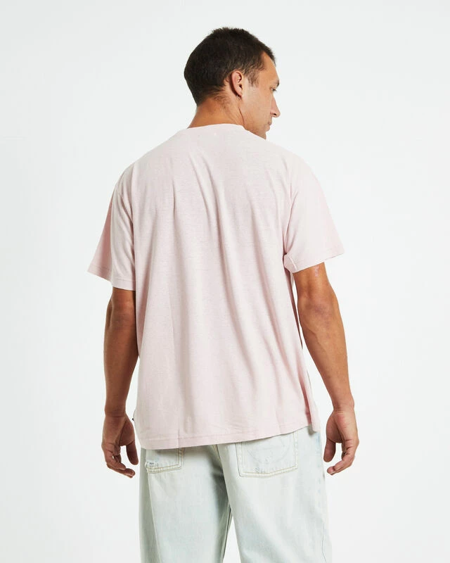 Afends Liquid Haze T-Shirt Lotus Pink 4 Afends Liquid Haze T-Shirt Lotus Pink - Image 2