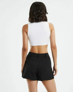 Leona Corset Knit Tank White -Insight Shop 2 56261