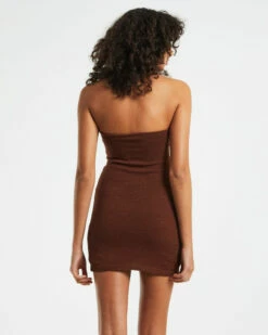 Martha Mini Tube Dress Chocolate Brown 9 Martha Mini Tube Dress Chocolate Brown -Insight Shop 2 58727