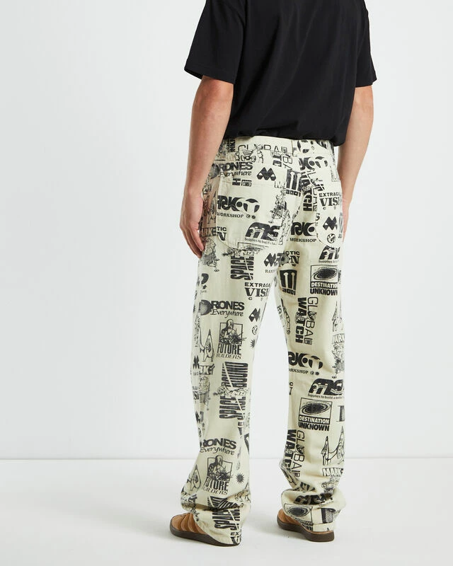 MARKET Destination Unknown Work Pants Multi 4 MARKET Destination Unknown Work Pants Multi - Image 2