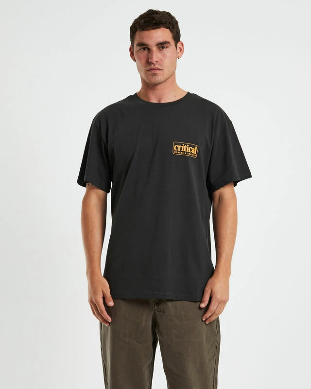 Shaker Short Sleeve T-Shirt Black 4 Shaker Short Sleeve T-Shirt Black - Image 2