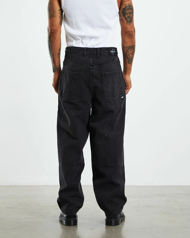 Wide Boy Jeans Black 4 Wide Boy Jeans Black - Image 2